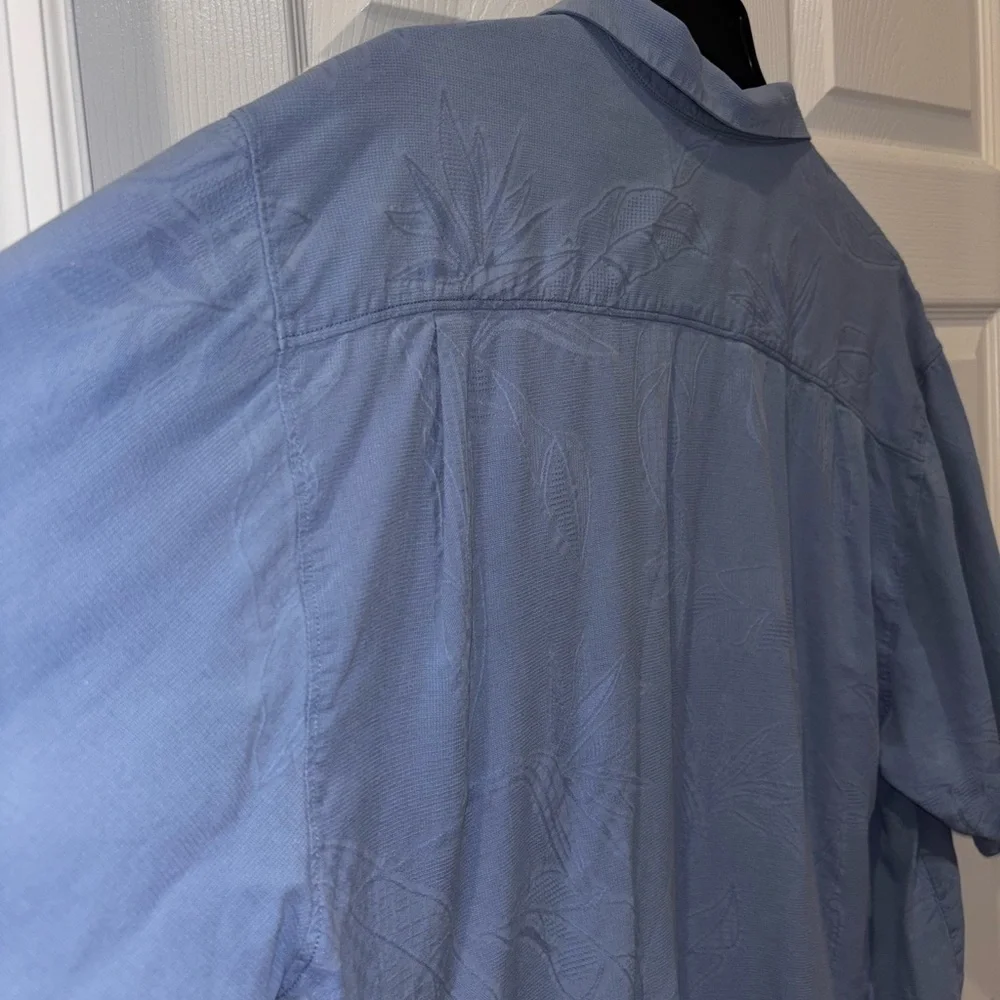 SILK 100% Tommy Bahama Short Sleeve Button Down SZ XL​ - Picture 4 of 7